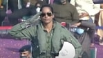 Flight lieutenant Bhawana Kanth(Screengrab/DD live ) Flight lieutenant Bhawana Kanth(Screengrab/DD live )