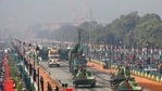 Battle tanks move through the ceremonial Rajpath boulevard during India's Republic Day celebrations in New Delhi, India, Tuesday, Jan. 26, 2021. Republic Day marks the anniversary of the adoption of the country's constitution on Jan. 26, 1950. (AP Photo/Manish Swarup)(AP) Battle tanks move through the ceremonial Rajpath boulevard during India's Republic Day celebrations in New Delhi, India, Tuesday, Jan. 26, 2021. Republic Day marks the anniversary of the adoption of the country's constitution on Jan. 26, 1950. (AP Photo/Manish Swarup)(AP)