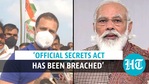 Rahul Gandhi alleged prior information on Balakot air strike was leaked to a journalist Rahul Gandhi alleged prior information on Balakot air strike was leaked to a journalist