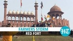 Protesters storm Red Fort Protesters storm Red Fort