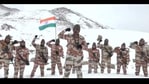 The image is a screengrab of the clip shared by ITBP's Twitter account.(Twitter/@itbp) The image is a screengrab of the clip shared by ITBP's Twitter account.(Twitter/@itbp)