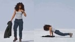 Taapsee Pannu in a glimpse from the video. Taapsee Pannu in a glimpse from the video.
