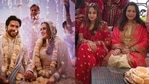 David Dhawan and Laali Dhawan with Varun Dhawan and Natasha Dalal. David Dhawan and Laali Dhawan with Varun Dhawan and Natasha Dalal.