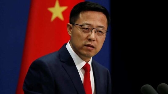 Under the Trump administration, ties between the two countries had deteriorated over issues such as human rights violations in Xinjiang. In picture - Chinese foreign ministry spokesperson Zhao Lijian.(Reuters)