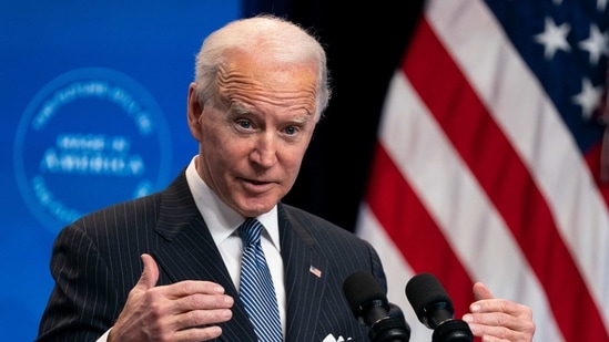 FILE - In this Jan. 25, 2021, file photo, President Joe Biden answers questions from reporters in the South Court Auditorium on the White House complex, in Washington. Biden is unlikely to confront China on trade right away because he wants to focus on the coronavirus and the economy, but he does look set to renew pressure over trade and technology grievances that prompted President Donald Trump to hike tariffs on Chinese imports in 2017. (AP Photo/Evan Vucci, File)(AP) FILE - In this Jan. 25, 2021, file photo, President Joe Biden answers questions from reporters in the South Court Auditorium on the White House complex, in Washington. Biden is unlikely to confront China on trade right away because he wants to focus on the coronavirus and the economy, but he does look set to renew pressure over trade and technology grievances that prompted President Donald Trump to hike tariffs on Chinese imports in 2017. (AP Photo/Evan Vucci, File)(AP)