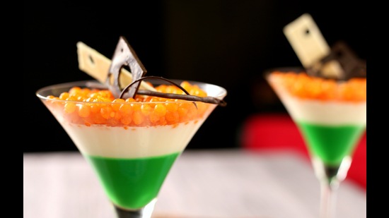 Tricolour pannacota(pinterest)