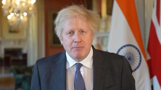 "Let me wish everyone in India, as well as those celebrating here in Britain, a very Happy Republic Day," PM Johnson had said.(Screenshot. Twitter/@UKinIndia)