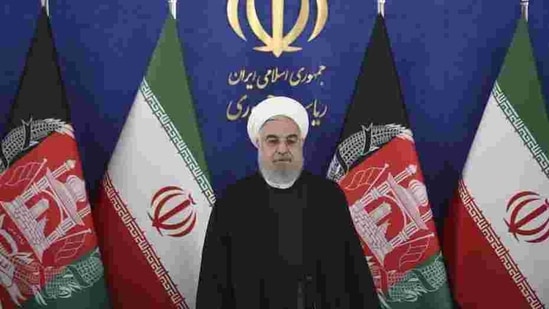 President Hassan Rouhani said on Saturday that vaccinations would begin in the coming weeks(AP) President Hassan Rouhani said on Saturday that vaccinations would begin in the coming weeks(AP)