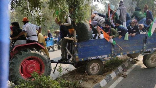 The tractor march was meant to be a peaceful protest aimed at only putting forward the issues the farmers are facing. The tractor march was meant to be a peaceful protest aimed at only putting forward the issues the farmers are facing.