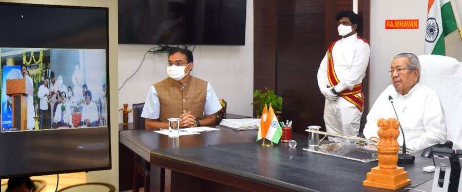 He pointed out that Andhra Pradesh had been among the top performing states in the country and Visakhapatnam had won an award in the best performing municipalities under special category. (Photo @governorap)