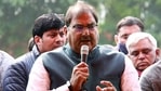 Indian National Lok Dal (INLD) senior leader Abhay Singh Chautala addresses farmers during their protest against the new farm laws, at National Highway 48, near Rajiv Chowk, in Gurugram on Tuesday. (ANI PHOTO) Indian National Lok Dal (INLD) senior leader Abhay Singh Chautala addresses farmers during their protest against the new farm laws, at National Highway 48, near Rajiv Chowk, in Gurugram on Tuesday. (ANI PHOTO)