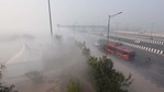 Dense fog rolls on to National Highway-24(NH24) in New Delhi on January 14. Cold wave conditions are expected to continue in Delhi-NCR for at least the next four days, according to scientists at the India Meteorological Department (IMD), while pollution levels are likely to further worsen and may even reach the “severe” zone in the coming days.(Raj K Raj / HT Photo) Dense fog rolls on to National Highway-24(NH24) in New Delhi on January 14. Cold wave conditions are expected to continue in Delhi-NCR for at least the next four days, according to scientists at the India Meteorological Department (IMD), while pollution levels are likely to further worsen and may even reach the “severe” zone in the coming days.(Raj K Raj / HT Photo)