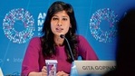 Gopinath, in response to a question on the new farm laws, said: “These particular farm laws were in the area of marketing. Gopinath, in response to a question on the new farm laws, said: “These particular farm laws were in the area of marketing.