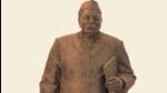 Freedom fighter and late former Union home minister Govind Ballabh Pant’s nine-foot-tall statue. (Source: Parliament Archives) Freedom fighter and late former Union home minister Govind Ballabh Pant’s nine-foot-tall statue. (Source: Parliament Archives)