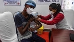 With the turnout seeing an increase since the 53.3% recorded during the nationwide roll-out on January 16, more vaccination sites are likely to be opened from Thursday.(AFP) With the turnout seeing an increase since the 53.3% recorded during the nationwide roll-out on January 16, more vaccination sites are likely to be opened from Thursday.(AFP)