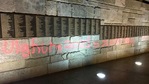 The graffiti found Wednesday included the message “Uighur Lives Matter” and appeared aimed at calling attention to China's treatment of mostly Muslim Uighurs (Twitter) The graffiti found Wednesday included the message “Uighur Lives Matter” and appeared aimed at calling attention to China's treatment of mostly Muslim Uighurs (Twitter)