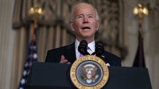 On his first day in office last week, Biden rescinded the US decision to withdraw from the WHO and announced a return to the climate agreement.(Bloomberg) On his first day in office last week, Biden rescinded the US decision to withdraw from the WHO and announced a return to the climate agreement.(Bloomberg)