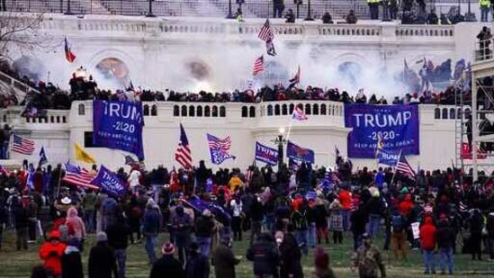 Violent rioters, loyal to President Donald Trump, storm the Capitol in Washington.(File Photo / AP) Violent rioters, loyal to President Donald Trump, storm the Capitol in Washington.(File Photo / AP)
