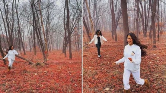 Janhvi Kapoor has been stationed in Punjab for the shoot of Good Luck Jerry. Janhvi Kapoor has been stationed in Punjab for the shoot of Good Luck Jerry.