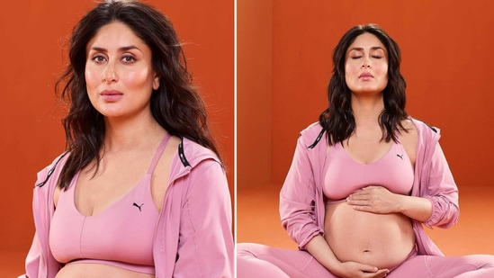 Mom To Be Kareena Kapoor Khan Looks Radiant As She Does A Little Bit Of Yoga Health Hindustan Times