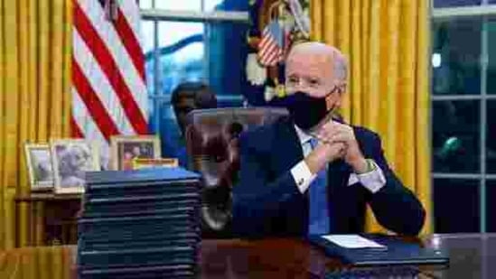 The latest action by the Biden administration has come up as a huge relief for Indian workers who receive a substantial share of H1-B visas.(AP) The latest action by the Biden administration has come up as a huge relief for Indian workers who receive a substantial share of H1-B visas.(AP)