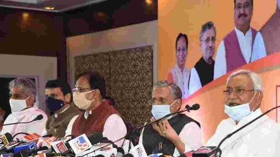 Differences between NDA allies on the formula to be used for division of Bihar Legislative Council seats has been a major stumbling block, claim leaders.(Santosh Kumar/HT Photo/FIle/Representational) Differences between NDA allies on the formula to be used for division of Bihar Legislative Council seats has been a major stumbling block, claim leaders.(Santosh Kumar/HT Photo/FIle/Representational)