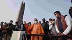 Uttar Pradesh chief minister Yogi Adityanath was speaking on Ram Temple at Gorakhpur on Wednesday. (PTI Photo) Uttar Pradesh chief minister Yogi Adityanath was speaking on Ram Temple at Gorakhpur on Wednesday. (PTI Photo)