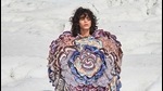 A model in RM’s Spring 21 couture ensemble (Photo: Instagram/RahulMishra_7) A model in RM’s Spring 21 couture ensemble (Photo: Instagram/RahulMishra_7)