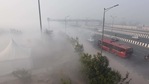 Dense fog rolls on to National Highway-24(NH24) in New Delhi on January 14. Cold wave conditions are expected to continue in Delhi-NCR for at least the next four days, according to scientists at the India Meteorological Department (IMD), while pollution levels are likely to further worsen and may even reach the “severe” zone in the coming days.(Raj K Raj / HT Photo) Dense fog rolls on to National Highway-24(NH24) in New Delhi on January 14. Cold wave conditions are expected to continue in Delhi-NCR for at least the next four days, according to scientists at the India Meteorological Department (IMD), while pollution levels are likely to further worsen and may even reach the “severe” zone in the coming days.(Raj K Raj / HT Photo)