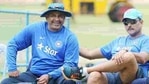 Bharat Arun and Ravi Shastri(Twitter) Bharat Arun and Ravi Shastri(Twitter)