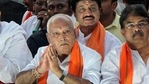 The case involved charges of criminal conspiracy and forgery of documents purported to have been issued by complainant Alam Pasha in 2012, during Yediyurappa’s first term as chief minister.(PTI) The case involved charges of criminal conspiracy and forgery of documents purported to have been issued by complainant Alam Pasha in 2012, during Yediyurappa’s first term as chief minister.(PTI)