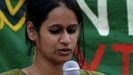 Natasha Narwal was arrested in the case for allegedly being part of a premeditated conspiracy in the riots.(Twitter) Natasha Narwal was arrested in the case for allegedly being part of a premeditated conspiracy in the riots.(Twitter)