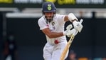 India's Cheteshwar Pujara plays at the ball during play on the final day of the fourth cricket test between India and Australia at the Gabba.(AP) India's Cheteshwar Pujara plays at the ball during play on the final day of the fourth cricket test between India and Australia at the Gabba.(AP)