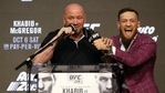 Dana White with Conor McGregor. (Via Reuters) Dana White with Conor McGregor. (Via Reuters)