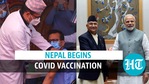 Nepal launched Covid-19 immunisation after India sent vaccines Nepal launched Covid-19 immunisation after India sent vaccines