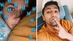 Fans believe the mystery person in Katrina Kaif's new selfie is Vicky Kaushal. Fans believe the mystery person in Katrina Kaif's new selfie is Vicky Kaushal.
