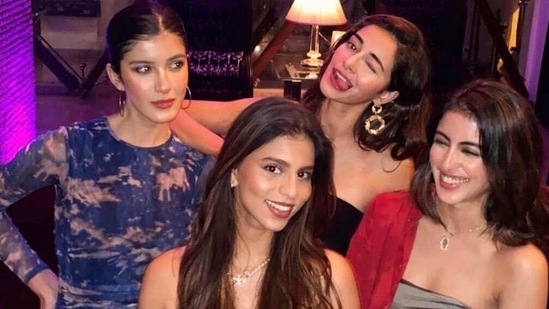 Talking about the bond that the four share, Panday shared that "nothing" changed between the four in recent years except for the fact that she has stopped biting "Suhana's head."(Instagram) Talking about the bond that the four share, Panday shared that "nothing" changed between the four in recent years except for the fact that she has stopped biting "Suhana's head."(Instagram)