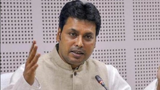 The clash broke out outside the residence of Tripura chief minister Biplab Kumar Deb. (File photo) The clash broke out outside the residence of Tripura chief minister Biplab Kumar Deb. (File photo)