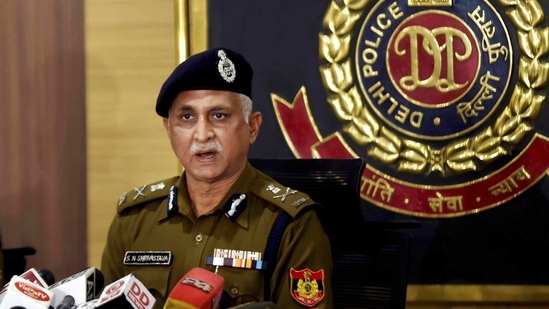 Delhi Police Commissioner SN Shrivastava addresses a press conference, in New Delhi, Wednesday, Jan 27, 2021.(PTI) Delhi Police Commissioner SN Shrivastava addresses a press conference, in New Delhi, Wednesday, Jan 27, 2021.(PTI)