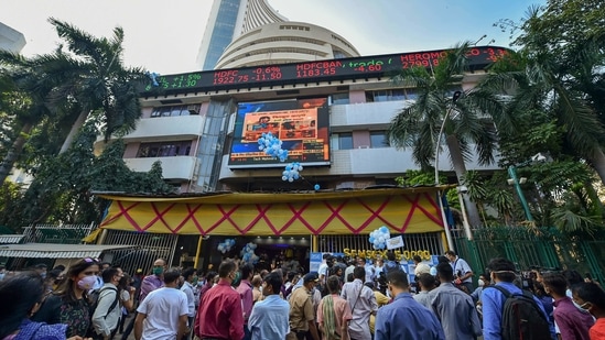 Sensex opened in red on Thursday. (PTI Photo) Sensex opened in red on Thursday. (PTI Photo)