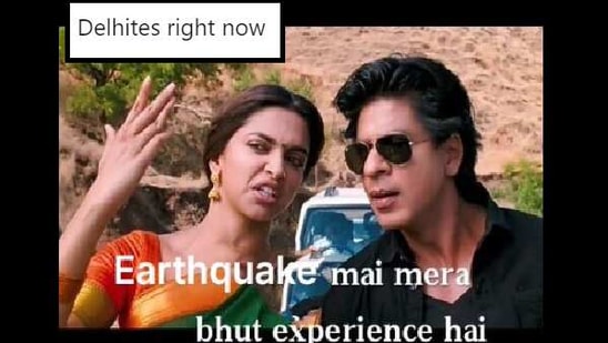 Twitter swings with memes as a mild earthquake hits Delhi