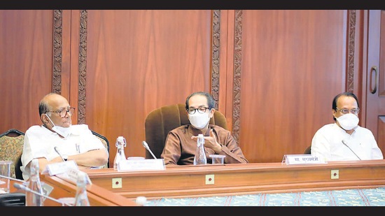 Thackeray is now relying on Sena’s time-tested issue of Marathi pride to counter his political rivals. (CMO) Thackeray is now relying on Sena’s time-tested issue of Marathi pride to counter his political rivals. (CMO)
