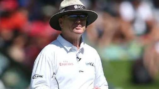File photo of umpire Bruce Oxenford.(Twitter/ICC) File photo of umpire Bruce Oxenford.(Twitter/ICC)
