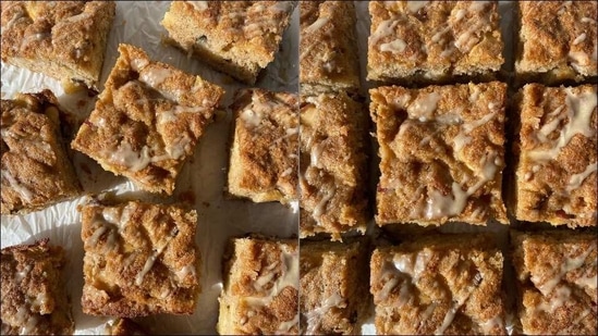 Recipe: In a mood for dessert? Try crisp and crunchy apple spice blondie bars(Instagram/ lifebygabb)