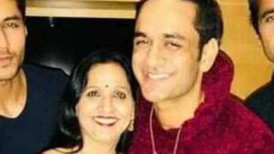 In happier times, Vikas and his mother Sharda Gupta.(Colors)