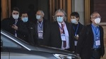 Members of the World Health Organization team investigating the origins of the Covid-19 pandemic, leave the Hilton Wuhan Optics Valley Hotel where the team is currently based post-quarantine, on January 29. (AFP) Members of the World Health Organization team investigating the origins of the Covid-19 pandemic, leave the Hilton Wuhan Optics Valley Hotel where the team is currently based post-quarantine, on January 29. (AFP)