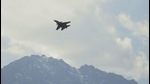 n Indian Air Force fighter jet flies in the skies amid the prolonged India-China stand off in eastern Ladakh, in Leh, on November 12, 2020. (PTI file) n Indian Air Force fighter jet flies in the skies amid the prolonged India-China stand off in eastern Ladakh, in Leh, on November 12, 2020. (PTI file)