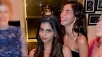 Suhana Khan with her friends - Ananya Pandey, Shanaya Kapoor and Navya Nanda. Suhana Khan with her friends - Ananya Pandey, Shanaya Kapoor and Navya Nanda.