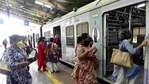 The general public is allowed to travel through the Mumbai locals only in three time slots.(HT file photo) The general public is allowed to travel through the Mumbai locals only in three time slots.(HT file photo)