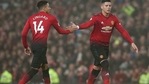 Jesse Lingard and Marcos Rojo. (Getty) Jesse Lingard and Marcos Rojo. (Getty)
